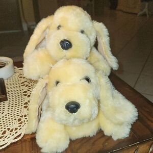 Sound mates furry dog slippers size small women's 5-7